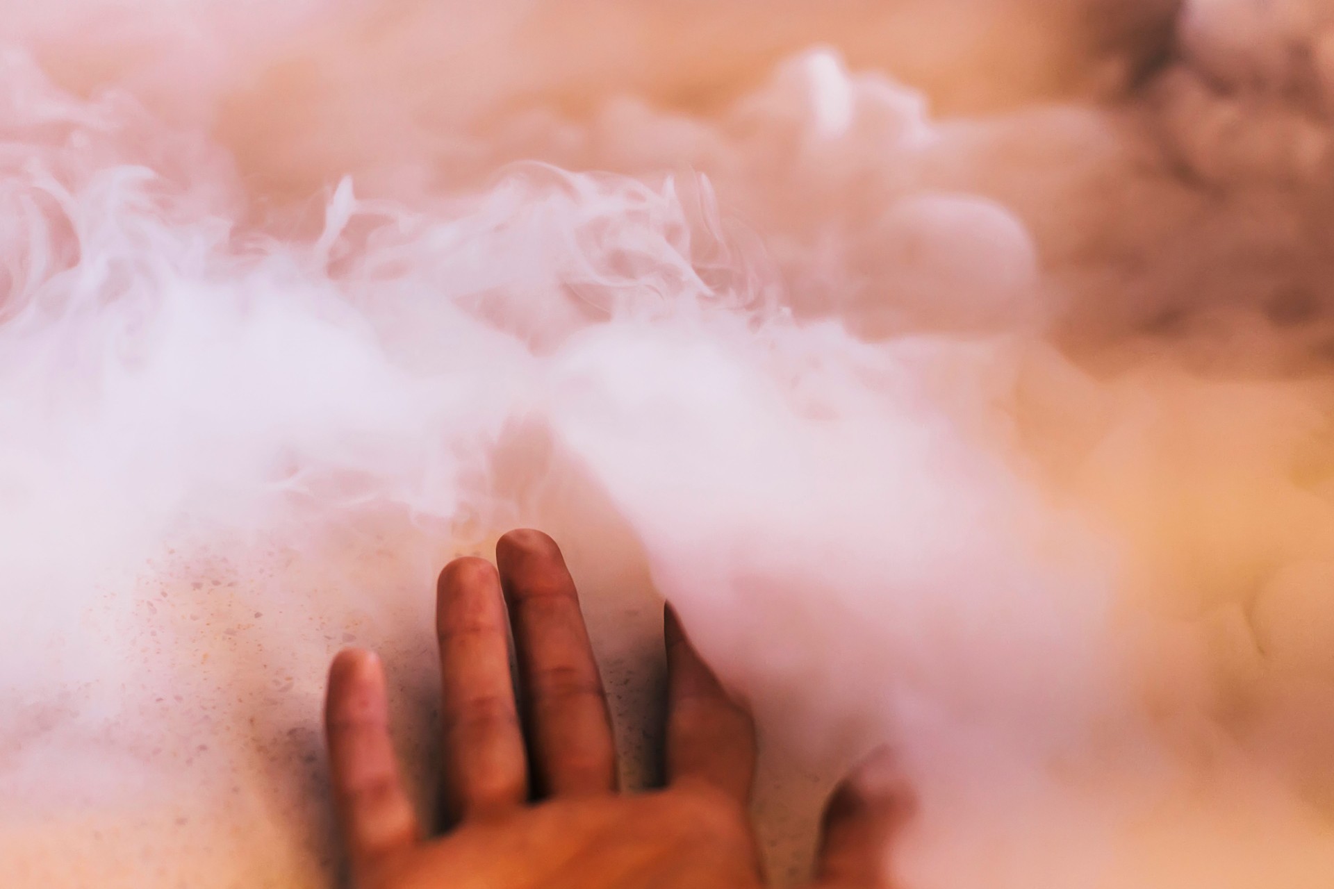 Vapor with hand relaxation hammam spa